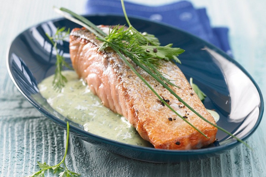 Air fryer salmon with brown sugar garlic | Flavor Magazine